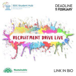 Recruitment Drive for NUST SDG Student Hub